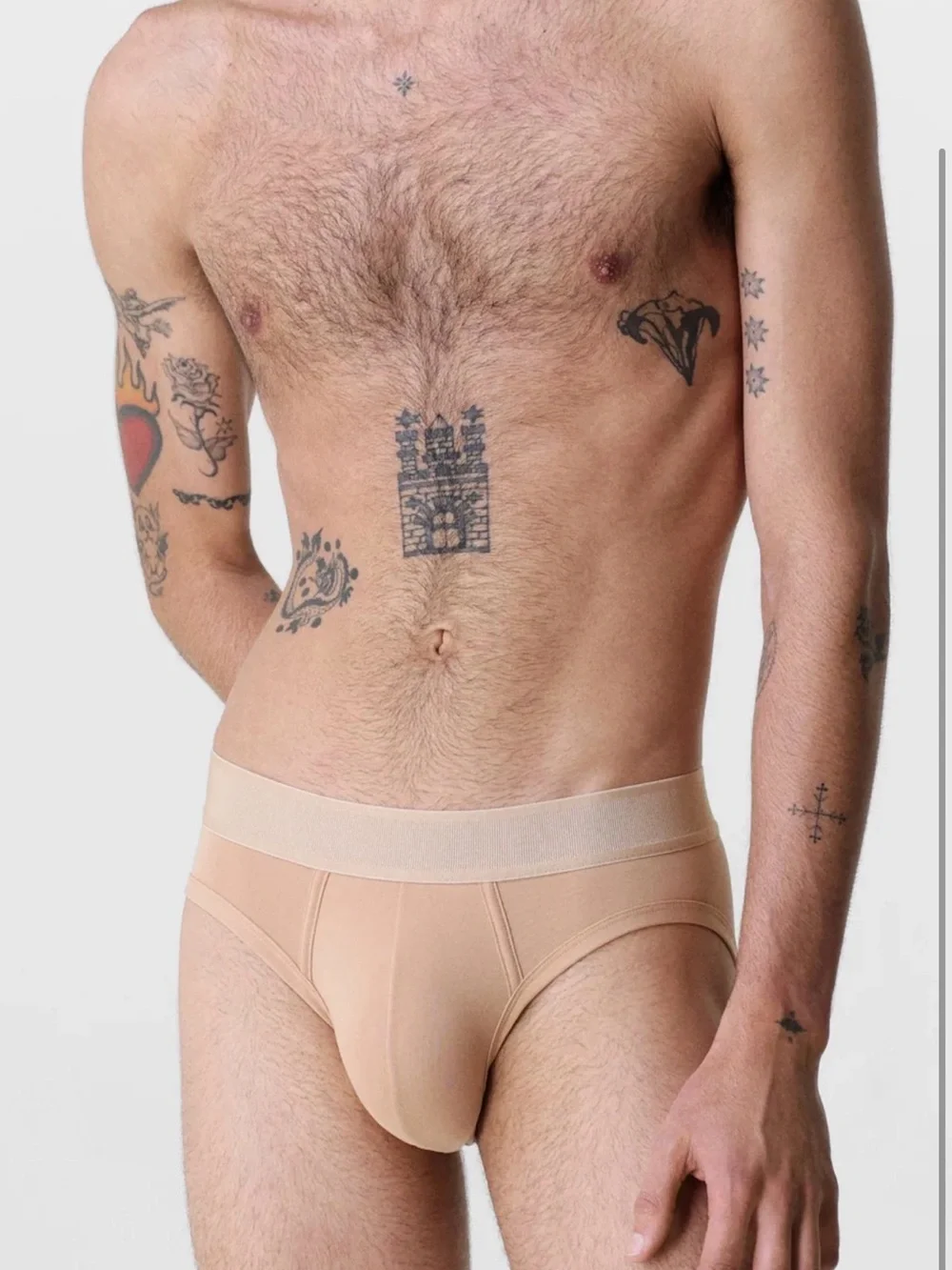 Men's Nude briefs